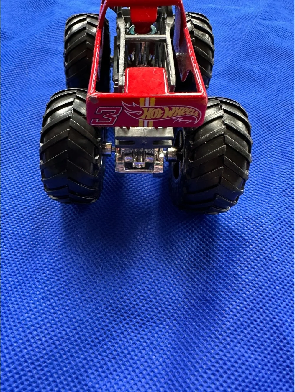 Hot Wheels Monster Truck Toy Red #3
